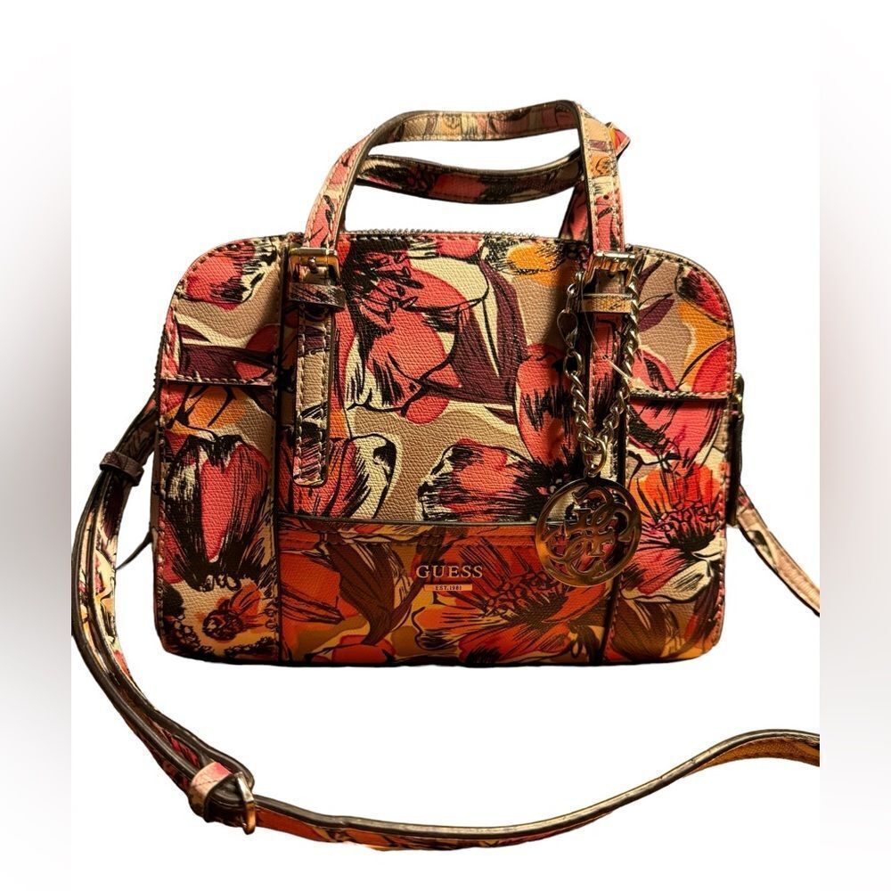 DKNY small crossbody pink flowery design